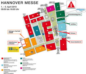 HANNOVER MESSE 2019: Hallenplan 2019 | Fairmessage